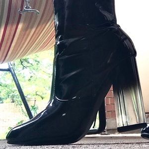 Black Witchy Goth Boots 🕷!!